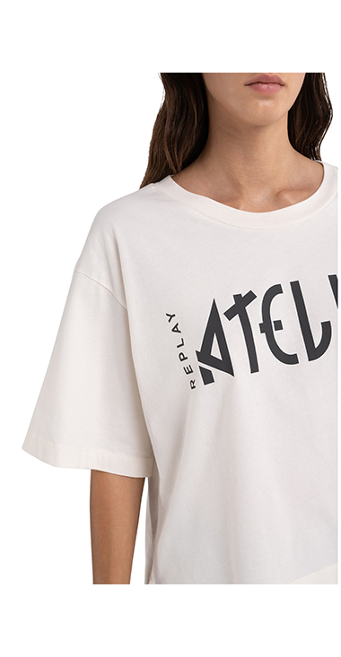 コットンジャージープリントTシャツ 詳細画像